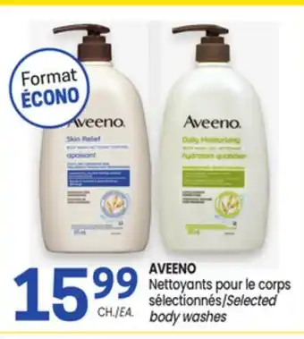 Uniprix AVEENO Nettoyants pour le corps sélectionnés/Selected body washes offer