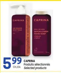 Uniprix CAPRINA Produits sélectionnés/Selected products offer