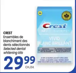Uniprix CREST Ensembles de blanchiment des dents sélectionnés/Selected dental whitening kits offer