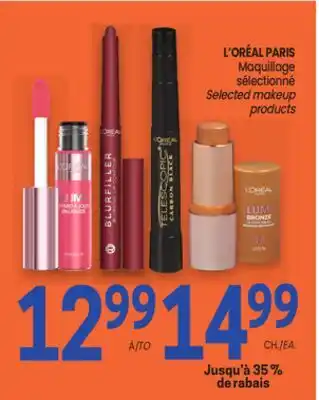 Uniprix L'ORÉAL PARIS Maquillage sélectionné/Selected makeup products offer