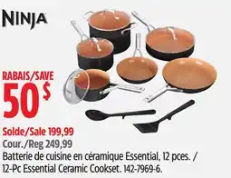 Canadian Tire 12-Pc Essential Ceramic Cookset offer