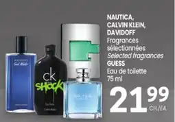 Uniprix NAUTICA, CALVIN KLEIN, DAVIDOFF Fragrances sélectionnées GUESS Eau de toilette offer