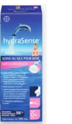 Uniprix HYDRASENSE Solutions d'eau de mer sélectionnées/Selected sea water solutions offer