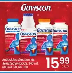 Uniprix Gaviscon Antiacides sélectionnés/Selected antacids, 340 ml offer