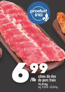 Marche Ami côtes de dos de porc frais offer