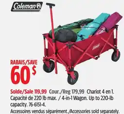 Canadian Tire Coleman 4-in-1 Wagon offer