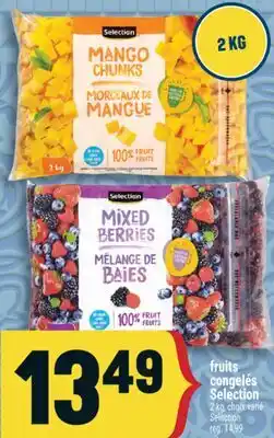 Marché Adonis FRUITS CONGÉLÉS SELECTION | SELECTION offer