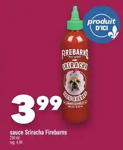 Marche Ami sauce Sriracha Firebarns offer