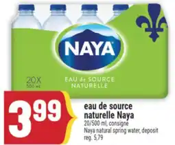 Marché Adonis EAU DE SOURCE NATURELLE NAYA | NAYA NATURAL SPRING WATER offer