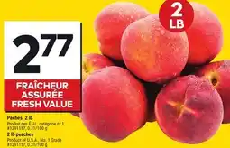 Giant Tiger 2 lb peaches offer
