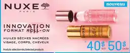 Uniprix NUXE PARIS Produits sélectionnés/Selected products offer