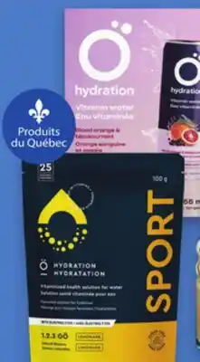 Uniprix Ö HYDRATATION Poudres vitaminées sélectionnées/Selected vitamin powders offer
