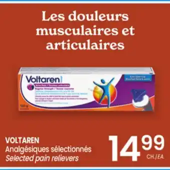Uniprix VOLTAREN Analgésiques sélectionnés/Selected pain relievers offer