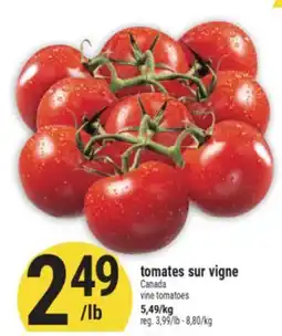 Marché Adonis TOMATES SUR VIGNE | VINE TOMATOES offer