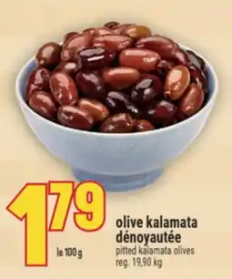 Marché Adonis OLIVE KALAMATA DÉNOYAUTÉE | PITTED KALAMATA OLIVES offer