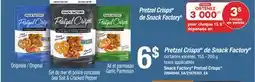 Provigo PRETZEL CRISPS DE SNACK FACTORY , 155- 200 G | SNACK FACTORY PRETZEL CRISPS offer