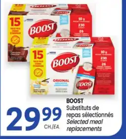 Uniprix BOOST Substituts de repas sélectionnés/Selected meal replacements offer
