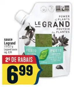 Marché Adonis SAUCE LEGRAND | LEGRAND SAUCE offer