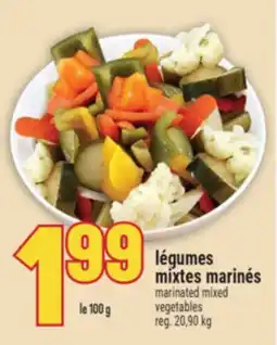 Marché Adonis LÉGUMES MIXTES MARINÉS |MARINATED MIXED VEGETABLES offer