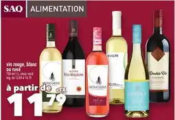 Marche Ami vin rouge, blanc ou rosé offer