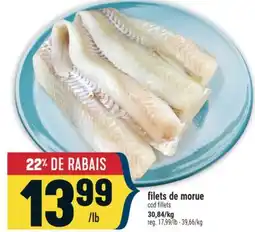 Marché Adonis FILETS DE MORUE | COD FILLETS offer