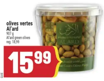 Marché Adonis OLIVES VERTES AL'ARD | AL'ARD GREEN OLIVES offer