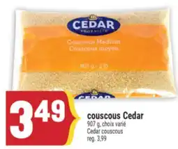 Marché Adonis COUSCOUS CEDAR | CEDAR COUSCOUS offer