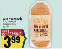 Marché Adonis PAIN HOMEMADE | HOMEMADE BREAD offer