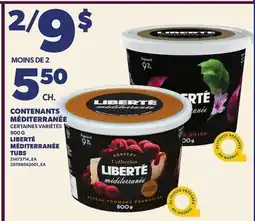Provigo CONTENANTS MÉDITERRANÉE, 900 G | LIBERTÉ MÉDITERRANÉE TUBS offer