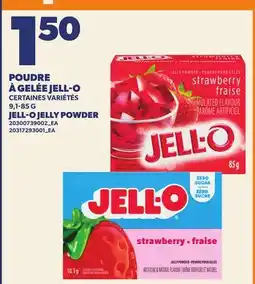 Provigo POUDRE À GELÉE JELL-O, 9,1-85 G | JELL-O JELLY POWDER offer