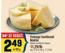 Marché Adonis FROMAGE KASHKAVAL MAKLER | MAKLER KASHKAVAL CHEESE offer