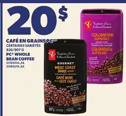 Provigo CAFÉ EN GRAINS PCMD, 820/907 G | PC WHOLE BEAN COFFEE offer