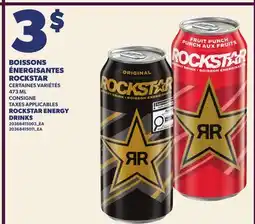 Provigo BOISSONS ÉNERGISANTES ROCKSTAR, 473 ML | ROCKSTAR ENERGY DRINKS offer