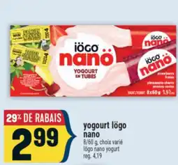 Marché Adonis YOGOURT IÖGO NANO | IÖGO NANO YOGURT offer