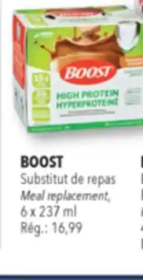 Familiprix BOOST Meal replacement offer