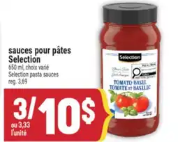 Marché Adonis SAUCES POUR PÂTES SELECTION | SELECTION PASTA SAUCES offer