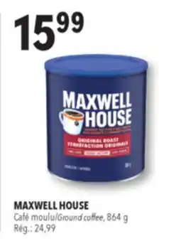 Familiprix MAXWELL HOUSE, Ground coffee offer