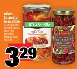 Super C olives kalamata Irrésistible | Irrésistible kalamata olives offer