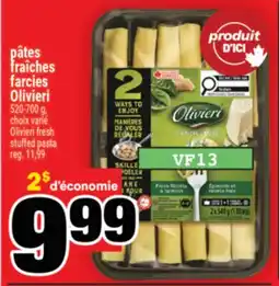 Super C pâtes fraîches farcies Olivieri | Olivieri fresh stuffed pasta offer