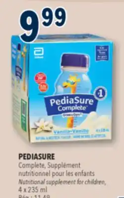 Familiprix PEDIASURE, Nutritional supplement for children offer
