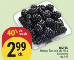 Marché Adonis MÛRES | BLACKBERRIES offer
