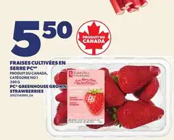 Provigo FRAISES CULTIVÉES EN SERRE PC, 340 G | PC GREENHOUSE GROWN STRAWBERRIES offer