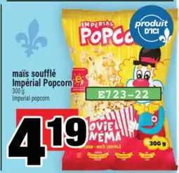 Super C maïs soufflé Impérial Popcorn | Imperial popcorn offer