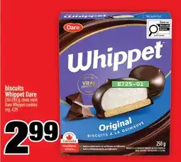Super C biscuits Whippet Dare offer