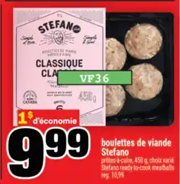 Super C boulettes de viande Stefano | Stefano ready-to-cook meatballs offer