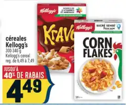 Marché Adonis CÉRÉALES KELLOGG'S | KELLOGG'S CEREAL offer