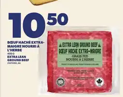 Provigo BŒUF HACHÉ EXTRA- MAIGRE NOURRI À L'HERBE, 450 G | EXTRA LEAN GROUND BEEF offer