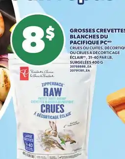 Provigo GROSSES CREVETTES BLANCHES DU PACIFIQUE PC offer