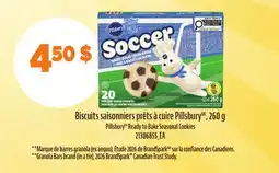 Provigo BISCUITS SAISONNIERS PRÊTS À CUIRE PILLSBURYMC, 260 G | PILLSBURYTM READY TO BAKE SEASONAL COOKIES offer
