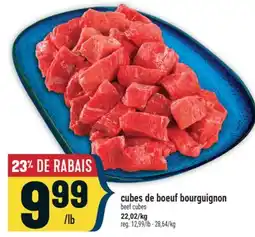 Marché Adonis CUBES DE BŒUF BOURGUIGNON | BEEF CUBES offer